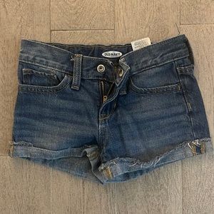 Girls size 6 Jean shorts